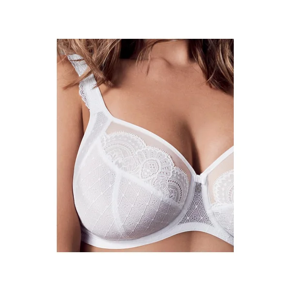 Soutien gorge grande taille à armatures SELMA 5635 BLANC