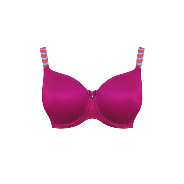 Soutien gorge moulé rembourré avec armatures et supports imprimés MEGHAN 3121 PINK