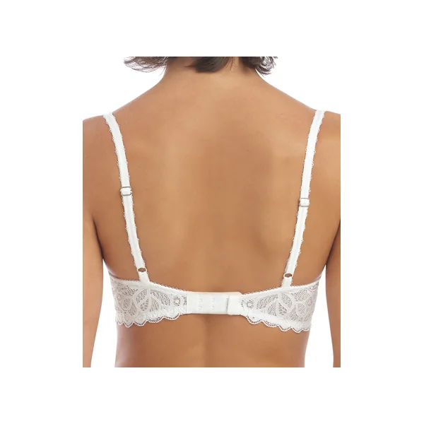 Soutien gorge paddé plongeant à armatures RAFFINE WE148003 BLANC
