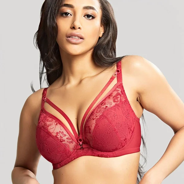 Soutien Gorge Plongeant Armatures - Rouge Panache Panache