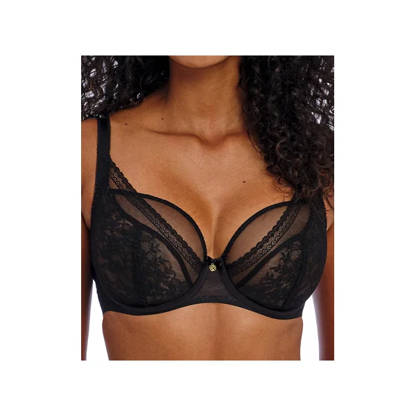 Soutien gorge plongeant foulard Apex à armatures SYDNIE 402821 NOIR