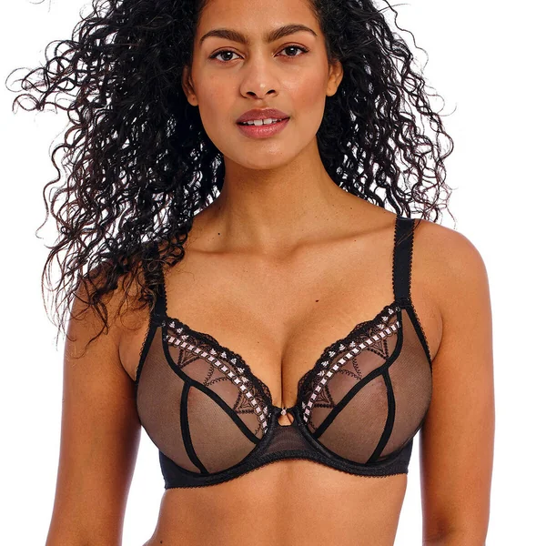 Soutien Gorge plongeant - Noir Freya