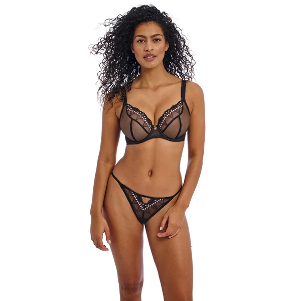 Soutien Gorge plongeant - Noir Freya