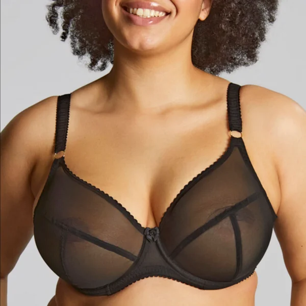 Soutien gorge plongeant noir Sculptresse