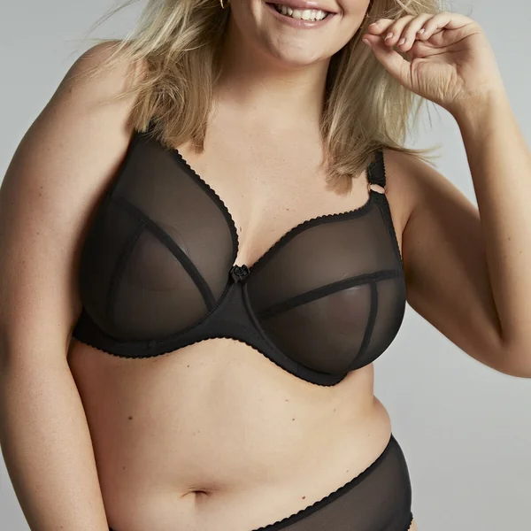 Soutien gorge plongeant noir Sculptresse