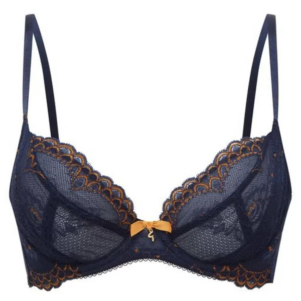 Soutien Gorge Plongeant non rembourrée - Bleu Gossard SUPERBOOST LACE Gossard