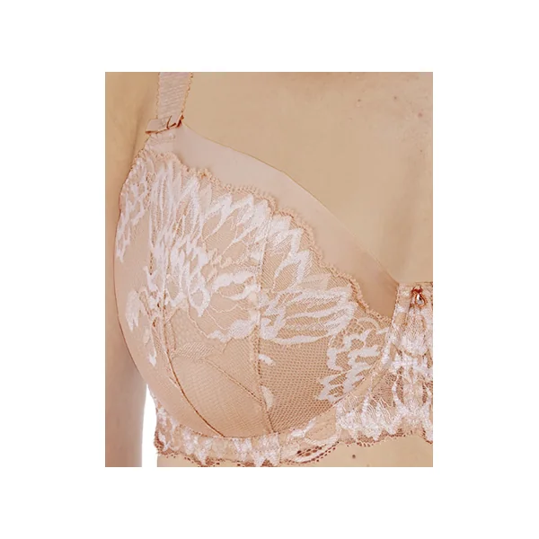 Soutien gorge plongeant paddé à armatures AUBREE 6933 NATUREL BEIGE