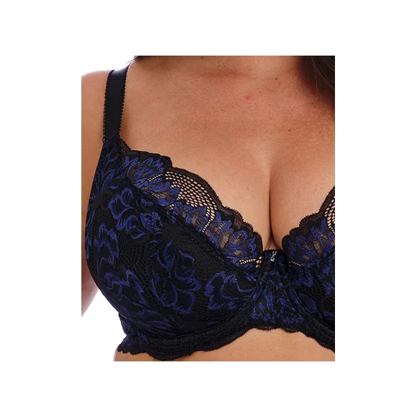 Soutien gorge plongeant paddé à armatures EMMALINE 102714 MIDNIGHT