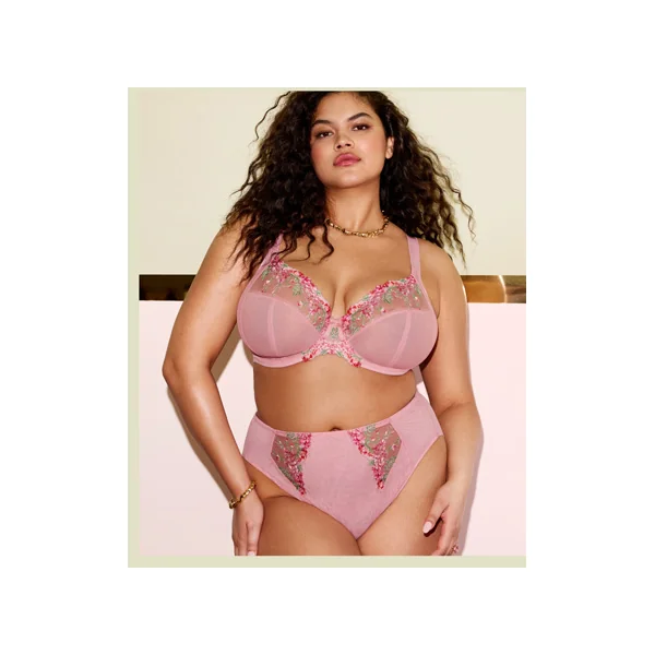 Soutien gorge plongeant à armatures AERITH 303602 ROSE