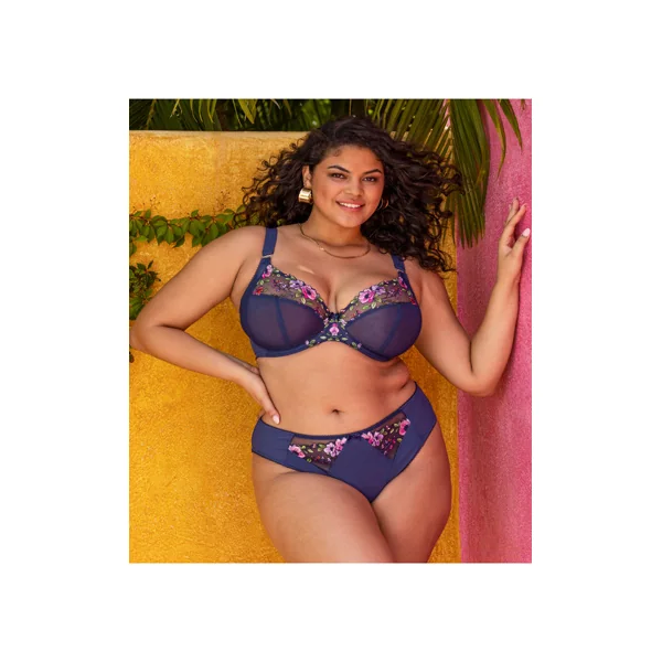 Soutien gorge plongeant à armatures HIMARI 302102 MIDNIGHT