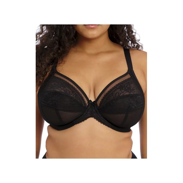Soutien gorge plongeant à armatures KENDRA 301602 NOIR