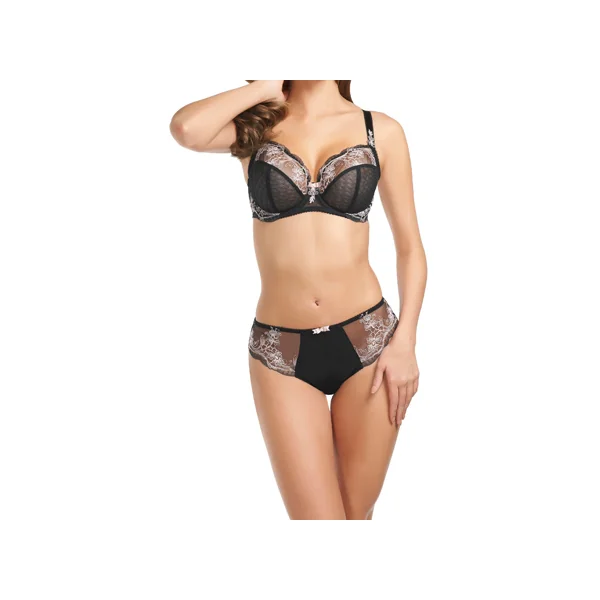 Soutien gorge plongeant à armatures MELISSA 2932 NOIR