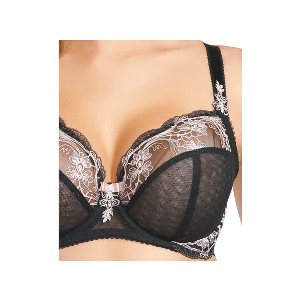 Soutien gorge plongeant à armatures MELISSA 2932 NOIR