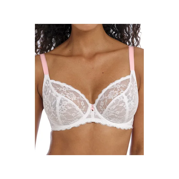 Soutien gorge plongeant à armatures OFFBEAT 5452 BLANC