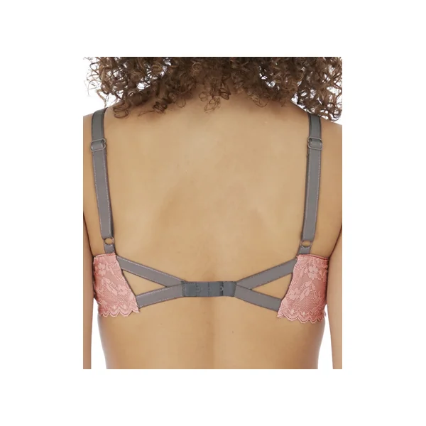 Soutien gorge plongeant à armatures OFFBEAT 5452 ROSEHIP