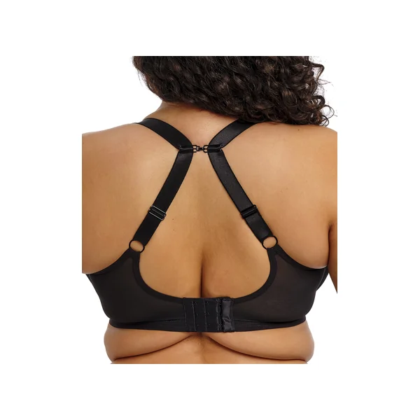 Soutien gorge plongeant à armatures stretch TIERNIE 303334 NOIR