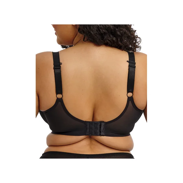 Soutien gorge plongeant à armatures stretch TIERNIE 303334 NOIR