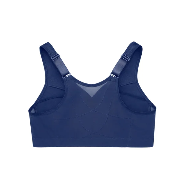 Soutien gorge sans armature avec aide posturale à fermeture devant 1265 bleu