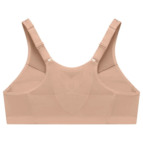 Soutien gorge sans armature avec aide posturale à fermeture devant 1265 chair