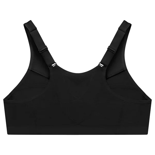 Soutien gorge sans armature avec aide posturale à fermeture devant 1265 noir