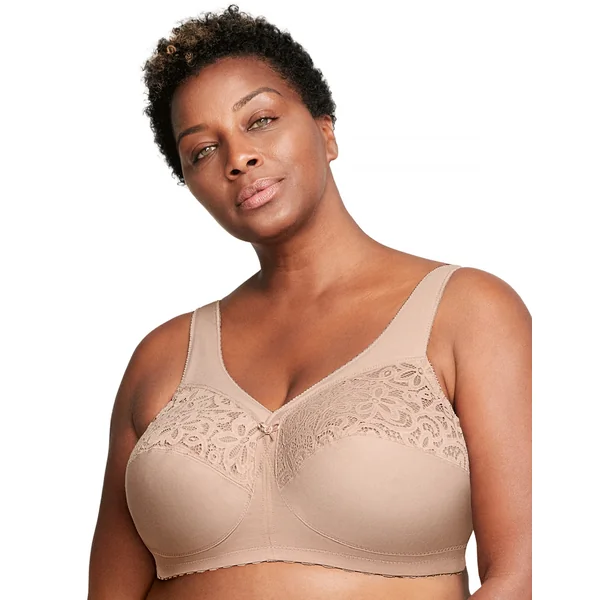 Soutien gorge sans armature MagicLift Grand Maintien Coton 1001 chair
