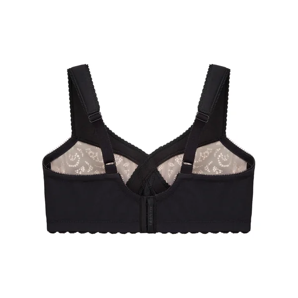 Soutien gorge sans armature MagicLift Grand Maintien Coton 1001 noir