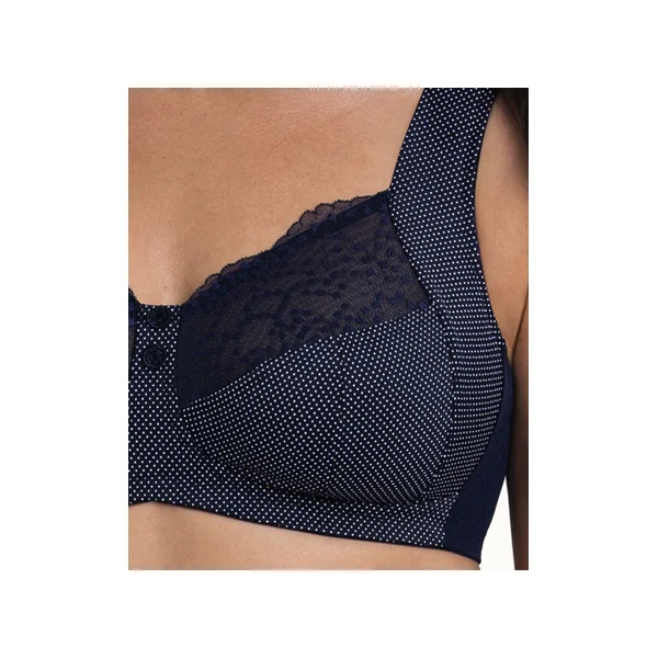 Soutien gorge sans armature ORELY 5882 BLEU MARINE