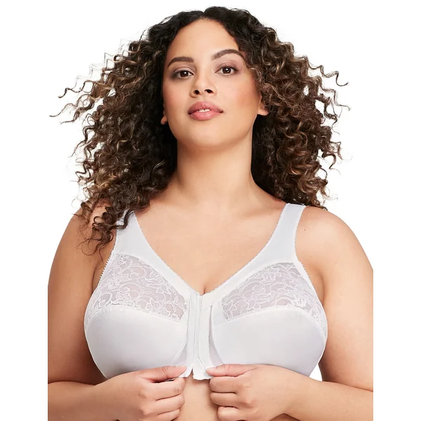 Soutien gorge sans armature à fermeture devant 1200 BLANC