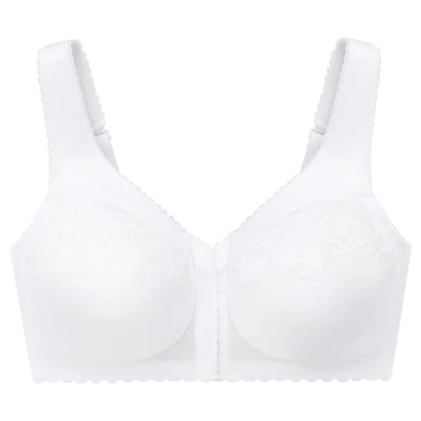 Soutien gorge sans armature à fermeture devant 1200 BLANC