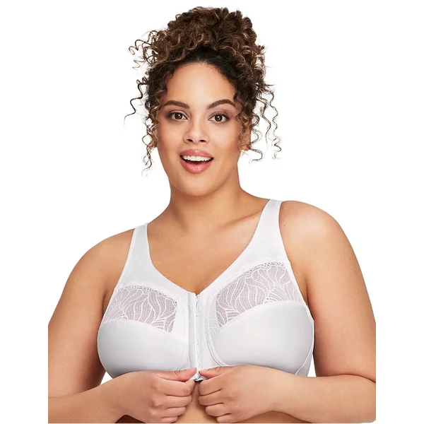 Soutien gorge sans armature à fermeture devant galbe naturel 1210 blanc