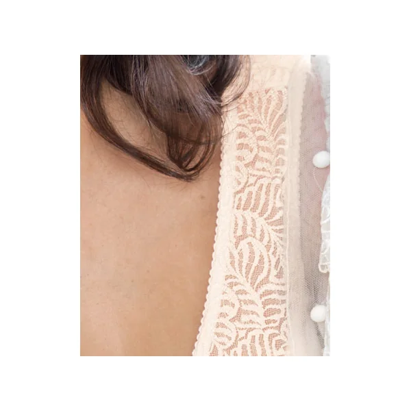 Soutien gorge sans armature à fermeture devant MYLENA 5319 PEAU D'ANGE