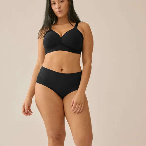 Soutien Gorge sans armatures noir Naturana