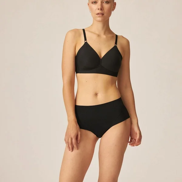 Soutien Gorge sans armatures noir Naturana