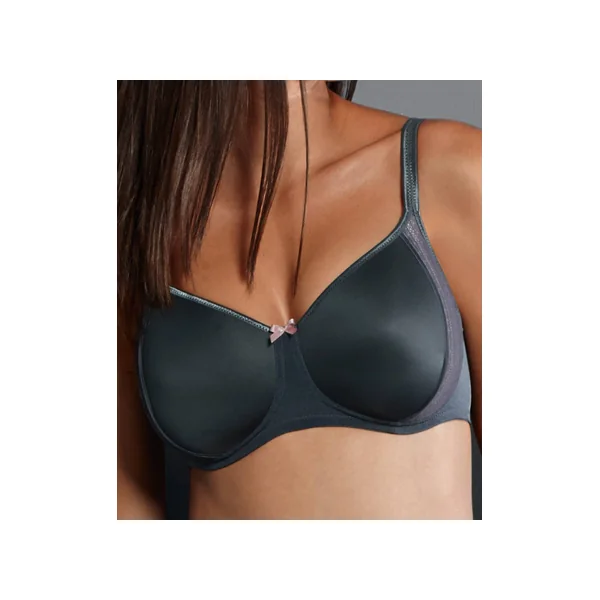 Soutien gorge sans armatures à coques souples FLEUR 5654 ANTHRACITE