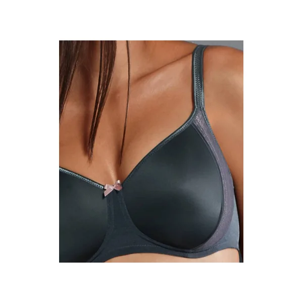Soutien gorge sans armatures à coques souples FLEUR 5654 ANTHRACITE