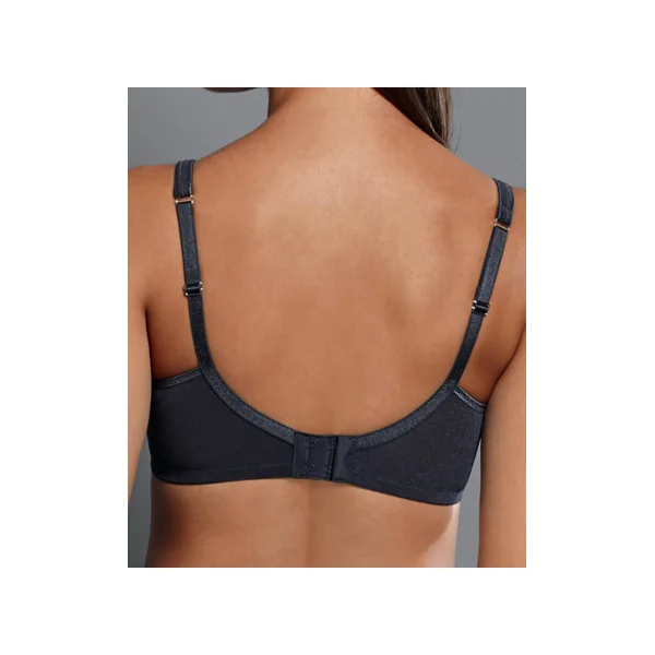 Soutien gorge sans armatures à coques souples FLEUR 5654 ANTHRACITE