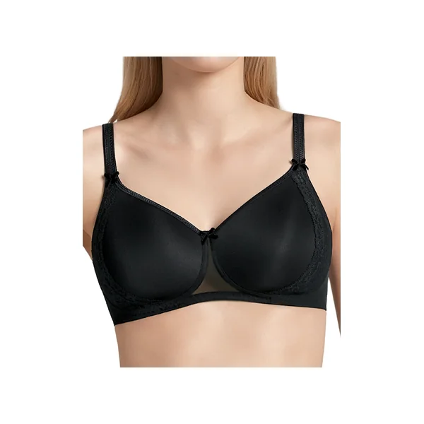 Soutien gorge sans armatures à coques souples LACE ROSE 5618 NOIR