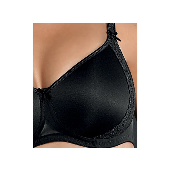 Soutien gorge sans armatures à coques souples LACE ROSE 5618 NOIR