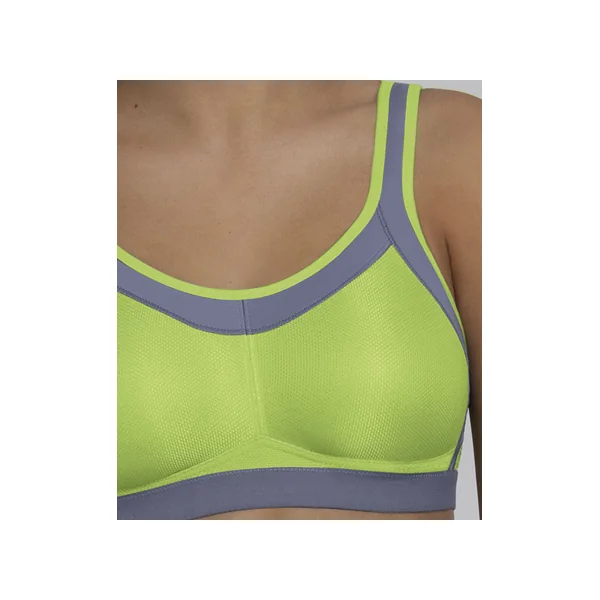 Soutien gorge sport sans armatures 5529 CITRON VERT LEGER