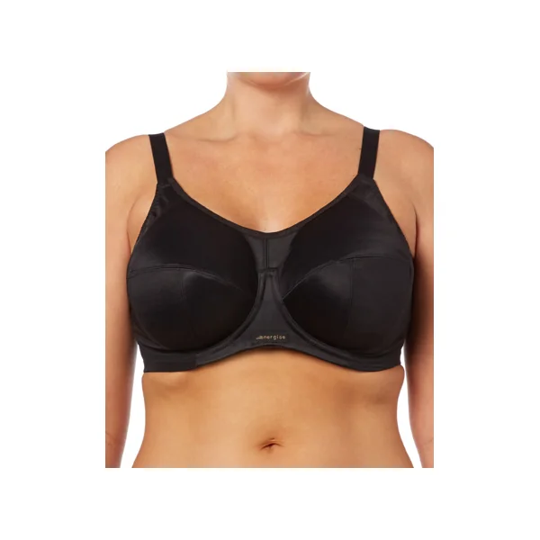 Soutien gorge sport à armatures avec T-back ENERGISE 8041 NOIR