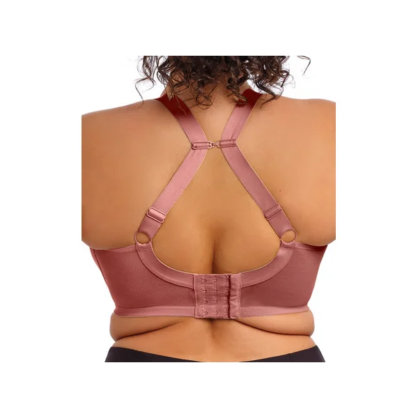 Soutien gorge sport à armatures avec T-back ENERGISE 8041 ROSE