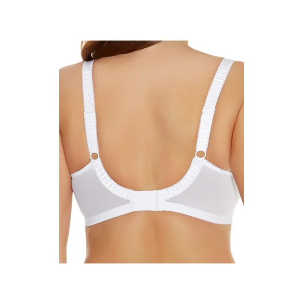 Soutien gorge à armature avec basque 4030 CATE BLANC