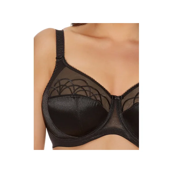 Soutien gorge à armature avec basque 4030 CATE NOIR