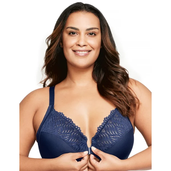 soutien gorge à armatures dos nageur à fermeture devant 1246 bleu