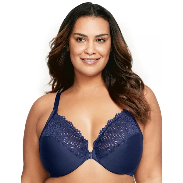 soutien gorge à armatures dos nageur à fermeture devant 1246 bleu