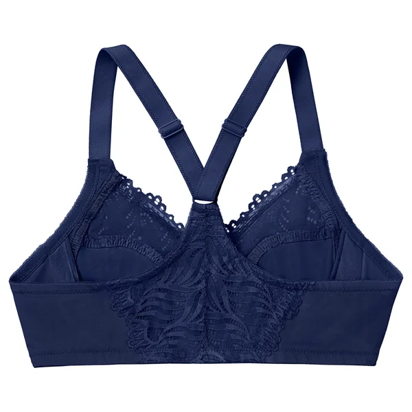soutien gorge à armatures dos nageur à fermeture devant 1246 bleu