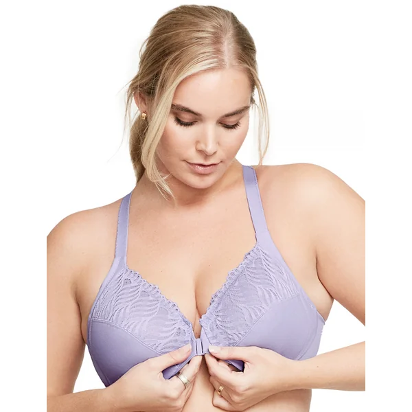 soutien gorge à armatures dos nageur à fermeture devant 1246 lilas clair