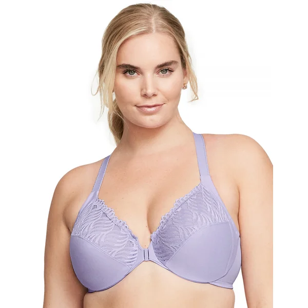 soutien gorge à armatures dos nageur à fermeture devant 1246 lilas clair