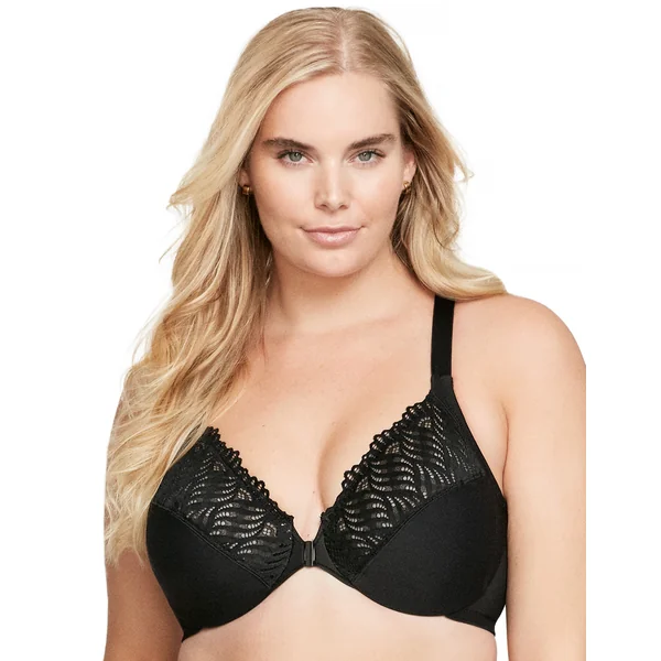 soutien gorge à armatures dos nageur à fermeture devant 1246 noir