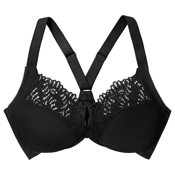 soutien gorge à armatures dos nageur à fermeture devant 1246 noir